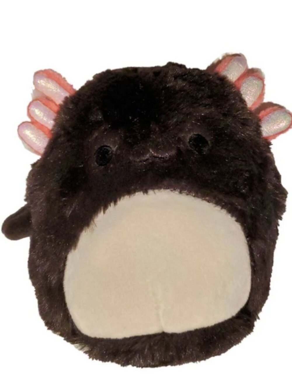 Squishmallows FuzzAMallows 5" JAELYN Black Axolotl NEW Stuffed Plush Toy